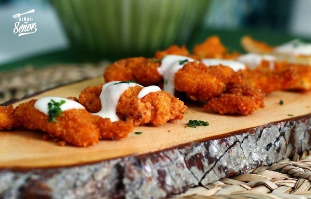 gallery/pollo crujiente con salsa cesar casera